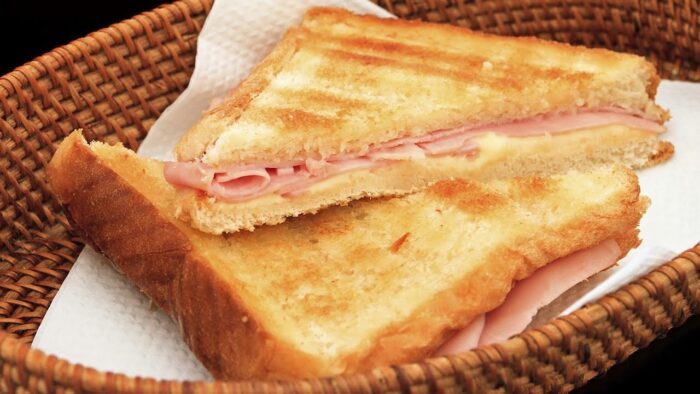COMO HACER SANDWICH MIXTO EN LA FREIDORA DE AIRE 🧀​🍞