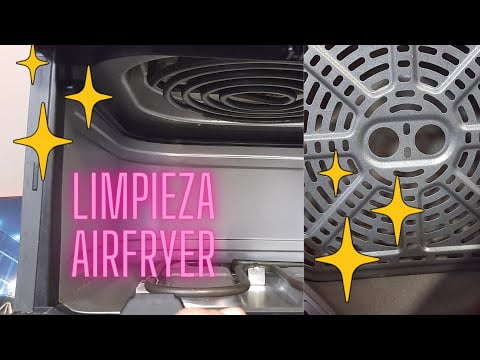 COMO LIMPIAR 🧽🧽 LA FREIDORA DE AIRE|| Limpieza profunda