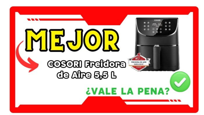 🍳 COSORI Freidora de Aire 5,5 L – Cocina Saludable y Rápida para Toda la Familia 👨👩👧👦