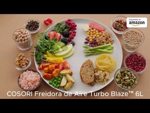 COSORI Freidora de Aire Turbo Blaze™ 6L, Air Fryer 46% Más Rápida con Motor DC