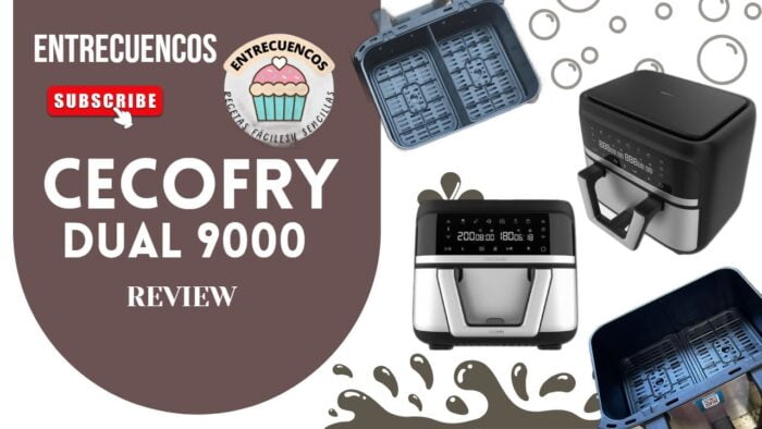 Cecofry Dual 9000 Freidora de aire Cecotec. Review y OPINIÓN