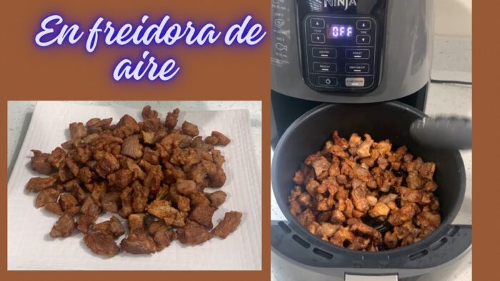 Chicharrones en la freidora de aire