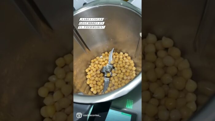 Cocer garbanzos en Thermomix
