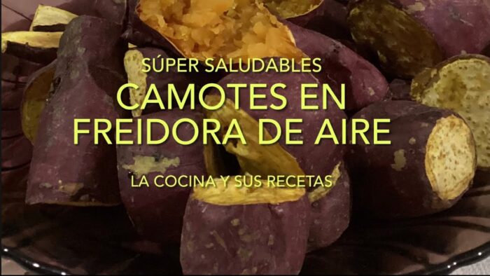 Como Hacer CAMOTES EN FREIDORA DE AIRE