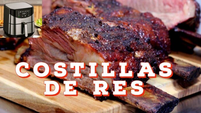 Como PREPARAR COSTILLAS DE RES en FREIDORA de AIRE