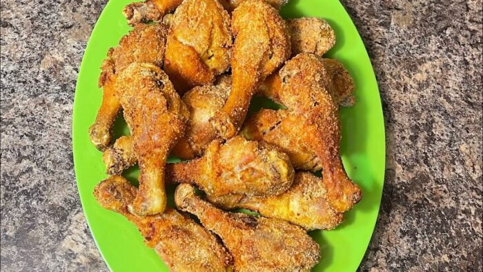 Cómo hacer muslos crujientes en la freidora de aire #viralvideo #recetas #recipe #food