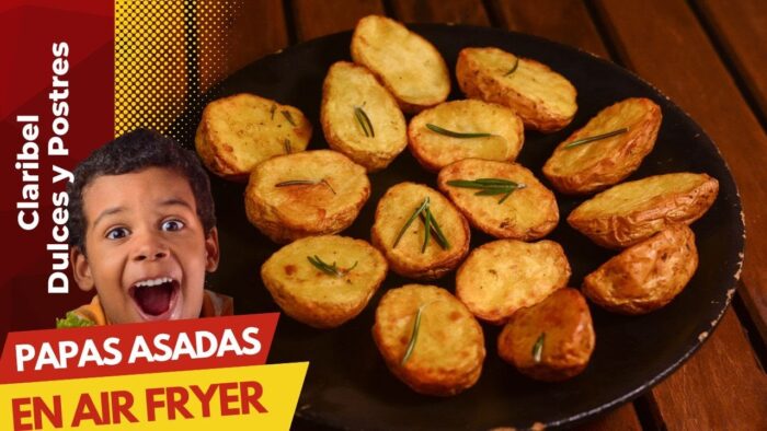 Cómo hacer papas asadas en freidora de aire: una alternativa saludable y deliciosa
