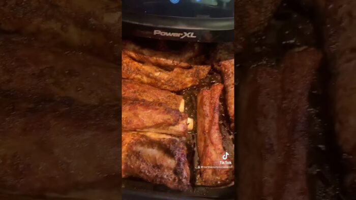 Costillas en la freidora de aire