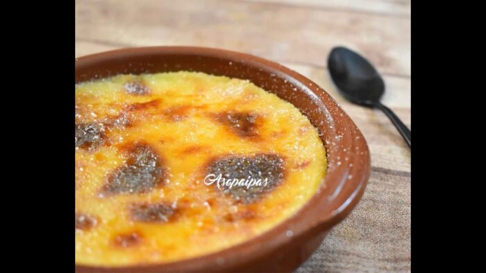 Crème Brûlée en Freidora de Aire