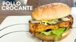 DELICIOSA HAMBURGUESA DE POLLO CROCANTE EN FREIDORA DE AIRE