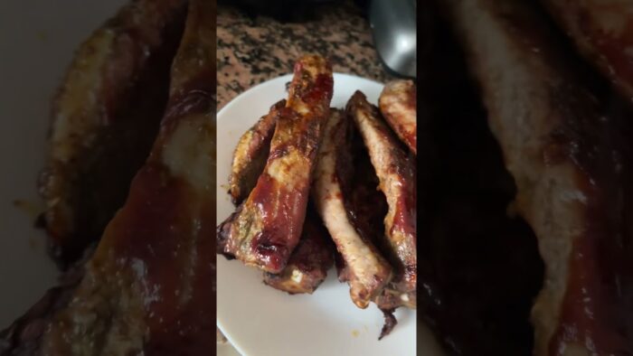 Deliciosas Costillas en freidora de aire 2024.