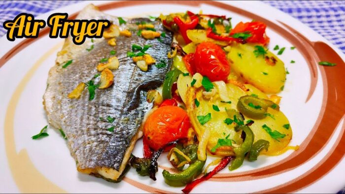 Dorada con patatas – Receta en freidora de aire🔥Air fryer #3