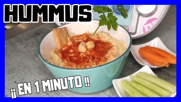 🔝 EL MEJOR HUMMUS ….. ¡¡en 1️⃣ minuto‼️ …. con Thermomix | TM31 | TM5 | TM6
