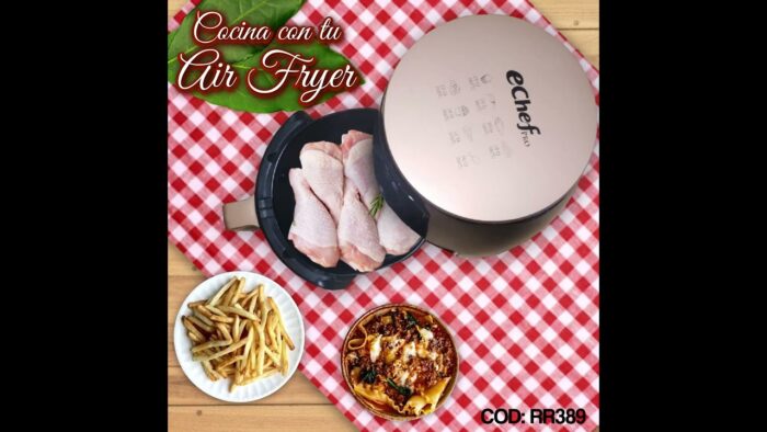 Echef Freidora de Aire #cocina #hogarmoderno #hogar #airfryer #FreidoraDeAire #ComidaSaludable
