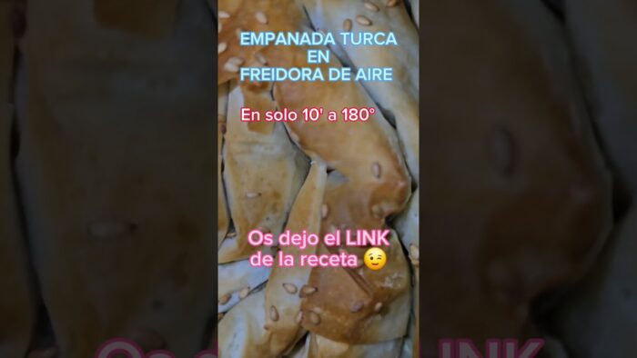 Empanada turca en tan solo 10 minutos en la freidora de aire😉