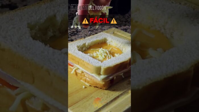 FÁCIL Y RAPIDO PARA FREIDORA DE AIRE – SANDWICH #cocina #recetas #fácilyrico #trucos #chef
