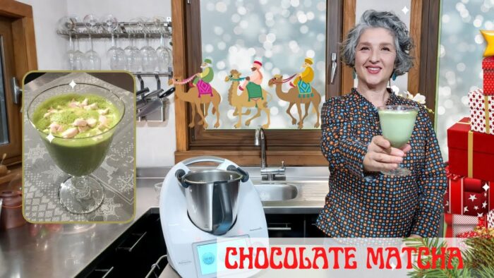 👑 FELIZ DÍA DE REYES 👑 CHOCOLATE MATCHA LATTE 🍵 con Thermomix®  #TM6 #TM5 #TM31