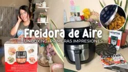 FREIDORA DE AIRE GOURMIA UNBOXING + PRIMERAS IMPRESIONES DE USO