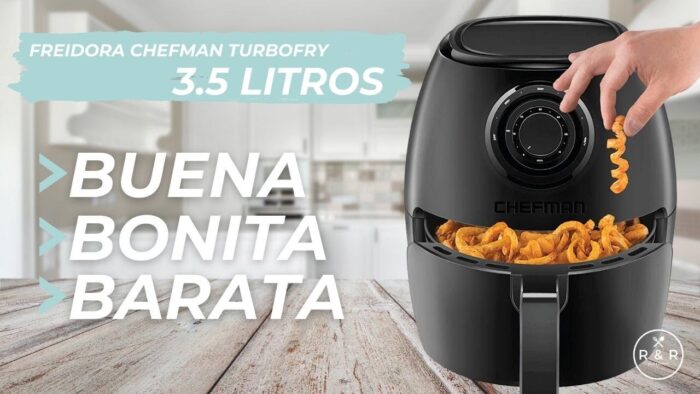 FREIDORA DE AIRE TURBOFRY CHEFMAN DE 3.5 LITROS (UNBOXING)❗🍴👌 I POR MENOS DE 100 DÓLARES😱I ES BUENA?