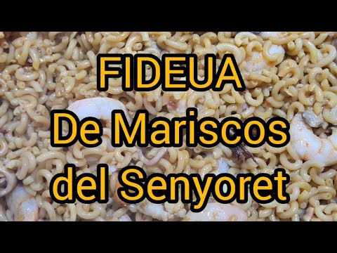Fideua de Mariscos del Senyoret| Receta de thermomix.  #tm6, #tm5, #tm31 @quehacemoshoybylore