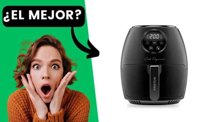 ➡️ Freidora de Aire Caliente PRIXTON Cook Organics 3,5 Litros 10 Programas 1300 W | Leroy Merlin