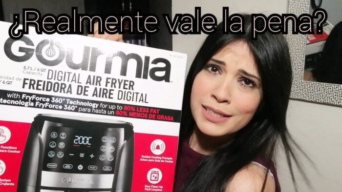 Freidora de Aire Gourmia 5.7 L ¿Realmente Vale la Pena? Ponemos a Prueba la Air Fryer Gourmia.
