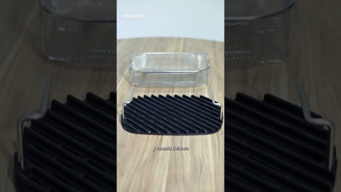 Freidora de Aire con Grill PE-AFG01IX #CocinaInnovadora #SaborSinLimites