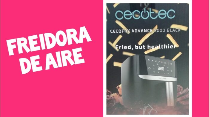 Freidora de aire CECOTEC (cocina sin aceite)