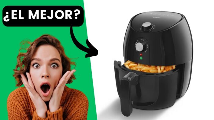 ➡️ Freidora de aire sin aceite, 3,5 L, 1500W, Aigostar Hayden | Leroy Merlin