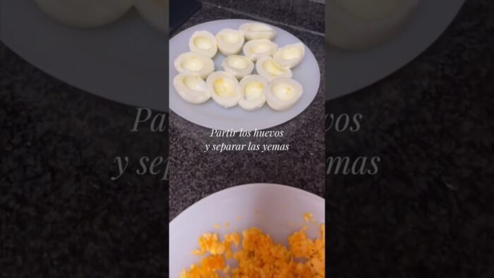 HUEVOS RELLENOS EN COSORI DUAL BLAZE FREIDORA DE AIRE AIR FRYER #cosori #freidoradeaire #airfryer