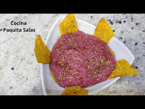 HUMUS DE REMOLACHA con Thermomix/COCINA FACIL/COCINA PAQUITA SALAS