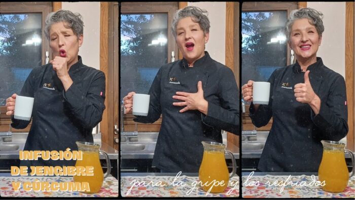 🤧🍵 INFUSIÓN DE JENGIBRE Y CÚRCUMA PARA EL RESFRIADO Y LA GRIPE 🍵🤧 con Thermomix® #tm6 #tm5  #tm31