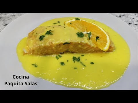 LA MEJOR RECETA DE SALMÓN QUE HE PROBADO/SALMON CON SALSA DE NARANJA thermomix/COCINA PAQUITA SALAS