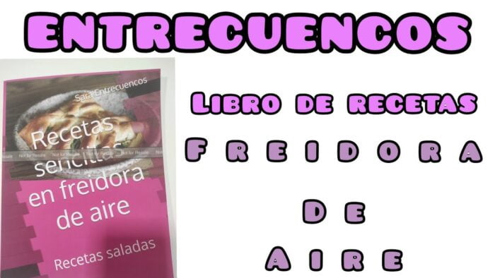 LIBRO 📖 de RECETAS saladas en freidora de aire