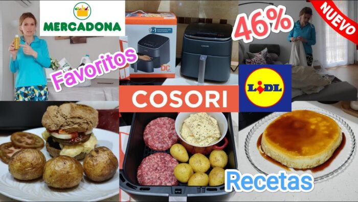 La MEJOR Freidora de Aire COSORI Turbo Blaze Mercadona FAVORITOS Perfumería 2024 Lidl RECETA BURGER🍔