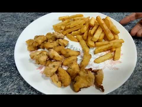 Lágrimas de pollo en freidora de aire