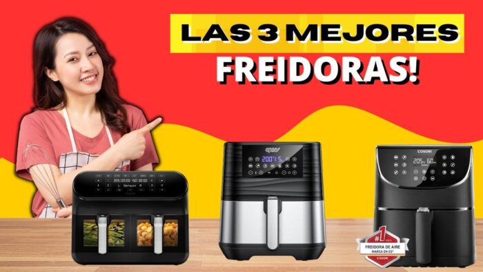 Las 3 Mejores Freidoras de Aire en 2024  | Reseñas y Precios