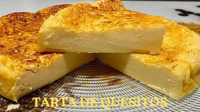 MAS FACIL Y MAS RICA, IMPOSIBLE, TARTA 🍰 CON QUESITOS RAPIDA  !! CON FREIDORA DE AIRE 😋😋😋!!