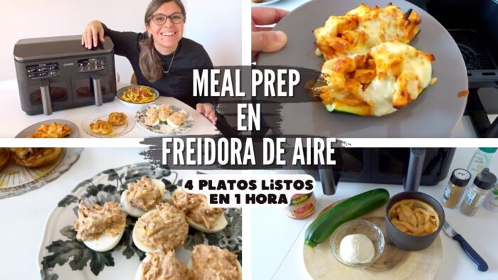 MEAL PREP en FREIDORA de AIRE *Recetas AIR FRYER COSORI*