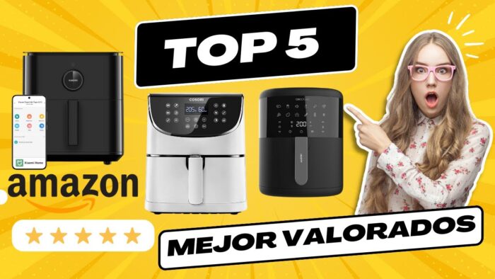 🔴Mejores FREIDORAS DE AIRE 2024 | TOP 5 ⭐⭐⭐⭐