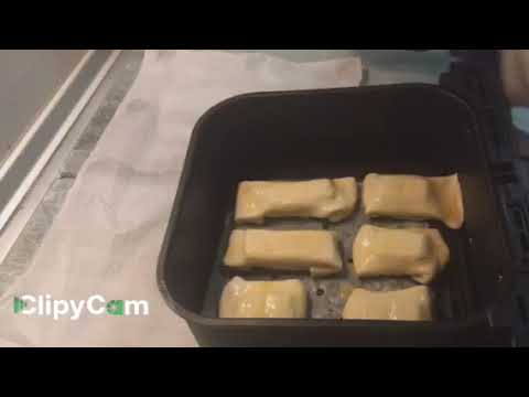 Napolitanas de chocolate freidora de aire