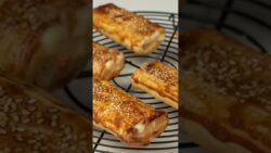 Napolitanas de jamón y queso en freidora de aire