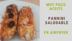 PANINIS DELICIOSOS receta SALUDABLE en FREIDORA DE AIRE / Recetas RÁPIDAS #AIRFRYER (Recetas 2022)
