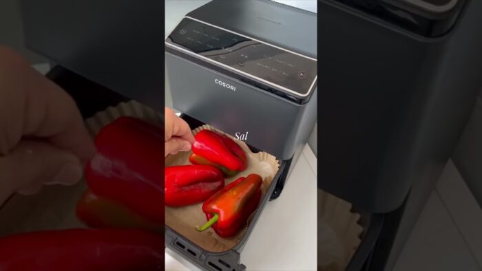 PIMIENTOS ASADOS EN LA FREIDORA DE AIRE COSORI DUAL BLAZE #cosori #airfryer #freidoradeaire #recetas