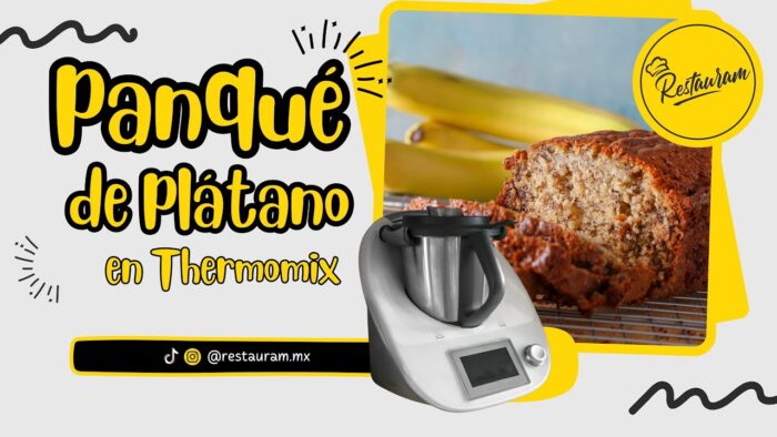 Panqué de plátano en la THERMOMIX