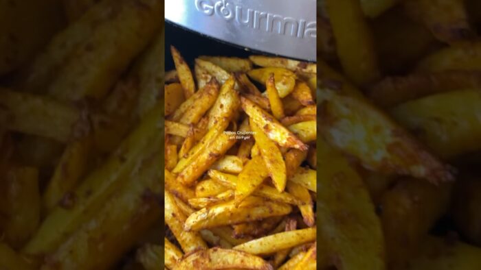🌶️🥔 Papas Crujientes en la Freidora de Aire #RecetaFacil #PapasCrujientes