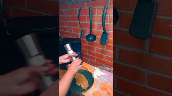 Pechugas rellenas en freidora de aire