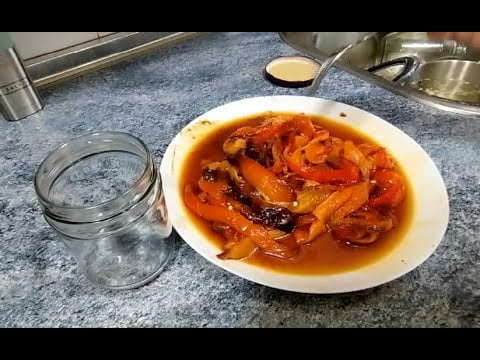 Pimientos asados en freidora de aire