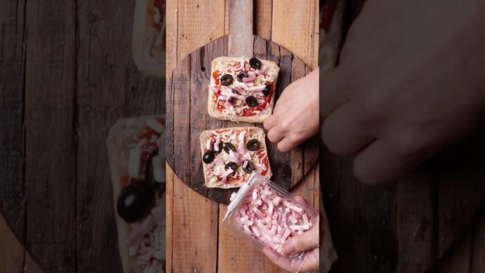 Pizzas de pan en FREIDORA DE AIRE!!
