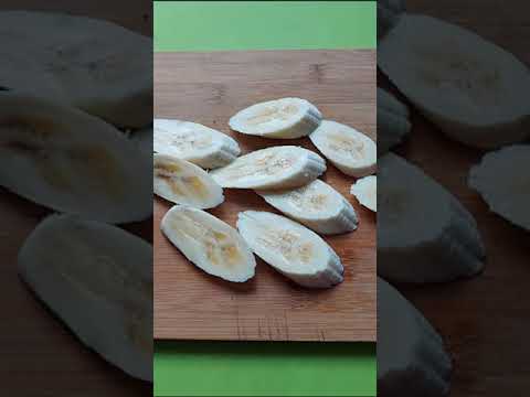 Plátano frito en freidora de aire. #freidoradeaire#airfryerplátanos #recipe #comida